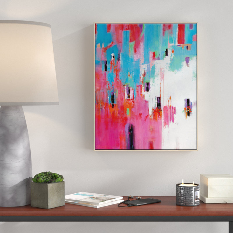 Catherine Fitzgerald - Painting on Canvas, Timber, 51cm H x 41cm W