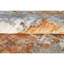 High-Quality Hand-Knotted Grey And Rust Area Rug-994732949-994760918