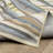 Rectangle Desdemona Floral Machine Woven Polyester Area Rug in Blue/Beige/Green-1403419887