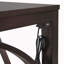 Ensemble de table de salle à manger 3 pièces à hauteur de comptoir avec port USB-1594646961-1594646963