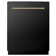 ZLINE Autograph Edition 24 in. Tallac Series Tall Tub Dishwasher in Black Stainless Steel W/ Champagne Bronze Handle, 51dBa (DWVZ-BS-24-CB)