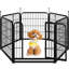 Panel Metal Exercise Pen With Door-130813862