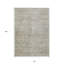 Tapis extérieur lavable floral 10 pi x 14 pi en lin et gris