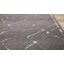 Tapis gris / blanc à motif de treillis de ton intérieur / ton 5 pi x 8 pi (5 pi 3 po x 7 pi 7 po) Branch Modern-1298996353