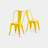 Kalya Metal Stacking Side Chair Dining Chair-667221375-664211342