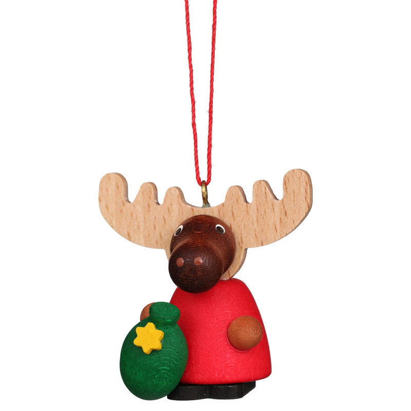 1.5'' Wood Hanging Figurine Ornament