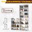 Système de garde-robe modulaire, conception polyvalente et personnalisable pour un rangement et une organisation efficaces-124865290