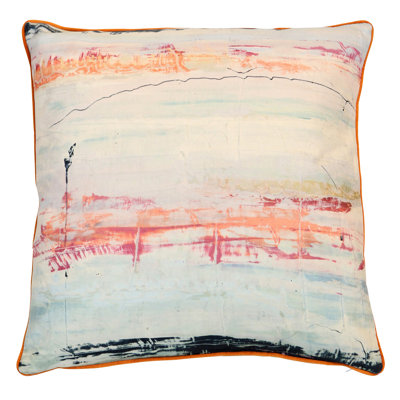Abstract Blaze Pillow - Multicolor - 22" x 22"
