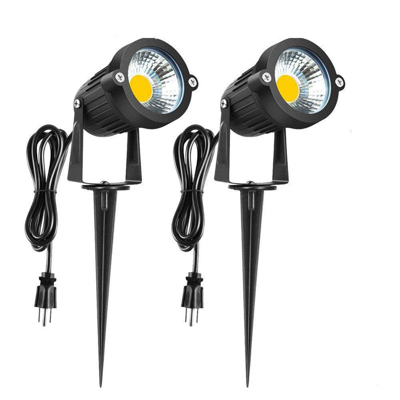 White Plug-In Integrated LED Spot Light Pack