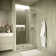Alcantra 48" x 74" Framed Sliding Shower Door with CrystalTech Treated 5/16" Tempered, Clear Glass