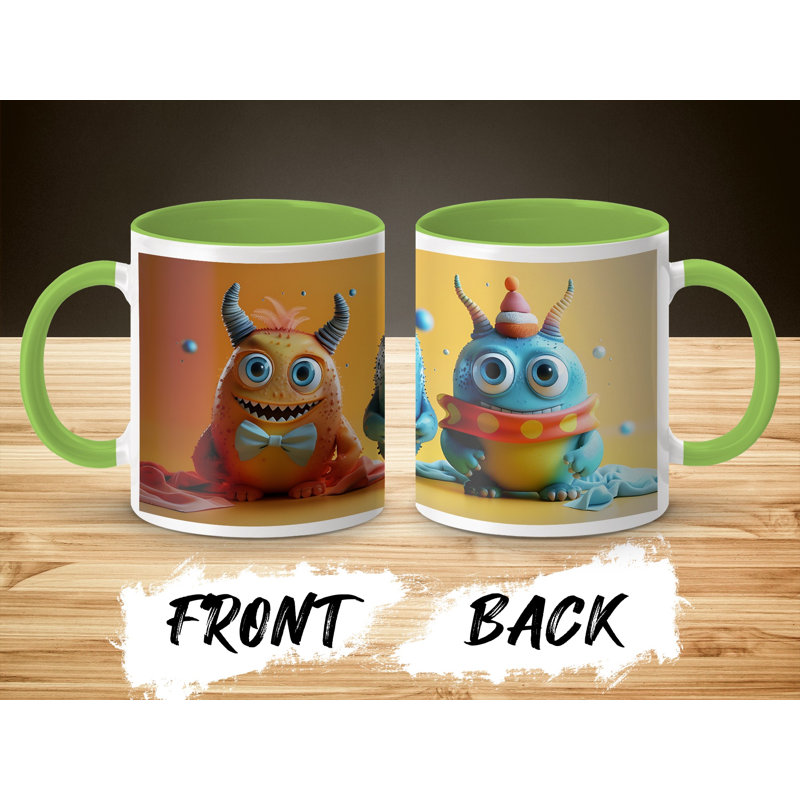Ceramic Coffee Mug, Light Green
