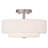 Betel Fabric Semi Flush Mount-73031940-105785361