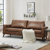 Hannalise 79'' Faux Leather Sofa
