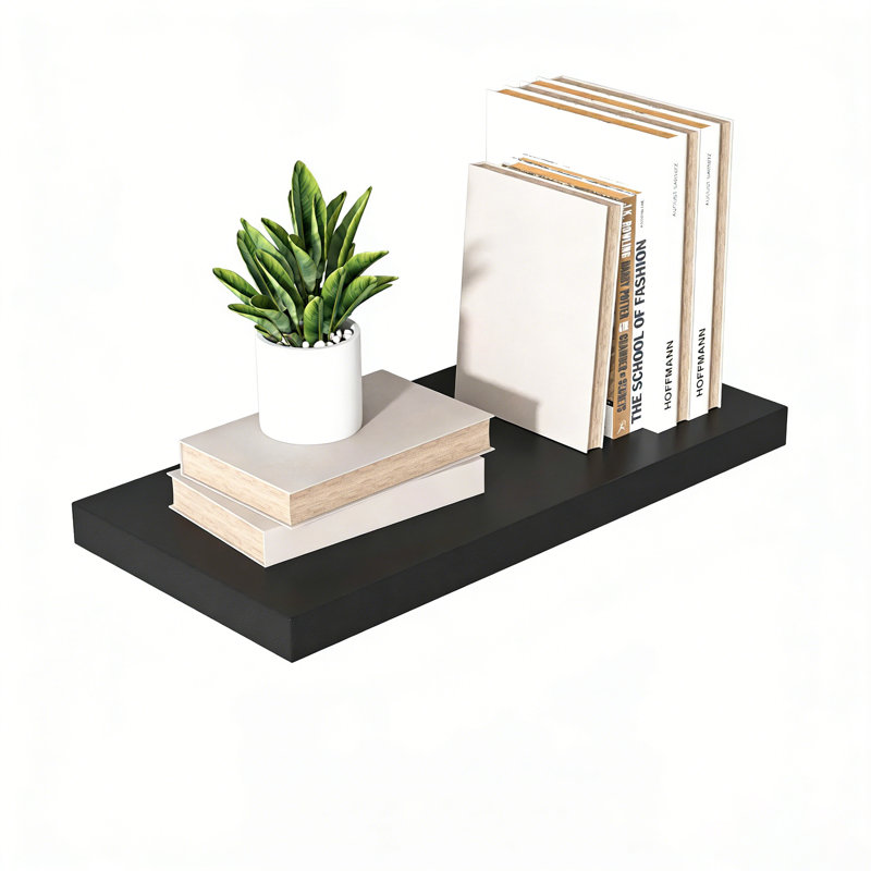 Tablettes flottantes, Noir