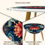 Ensemble de 2 tables basses gigognes Triangle