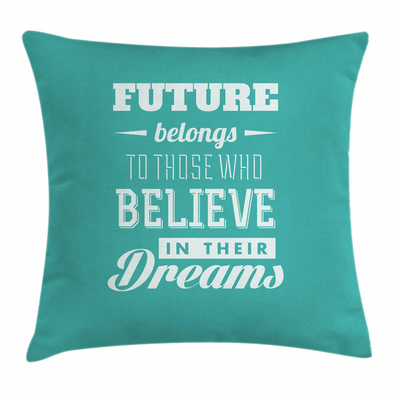 Tyla Motivational Hipster Advice Outdoor Cushion Cover, 60cm H x 60cm W