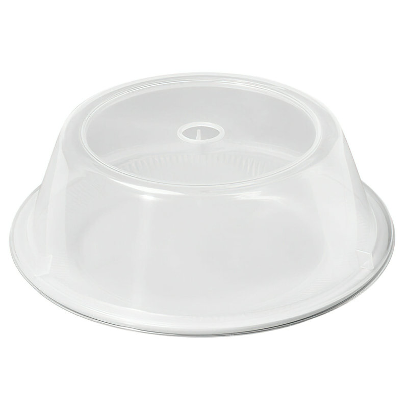 Couvre-assiettes rondes en plastique GET CO-92-CL, transparent (ensemble de 12), 9.65"