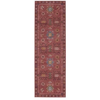 Tapis rouge / crème Maril Austell