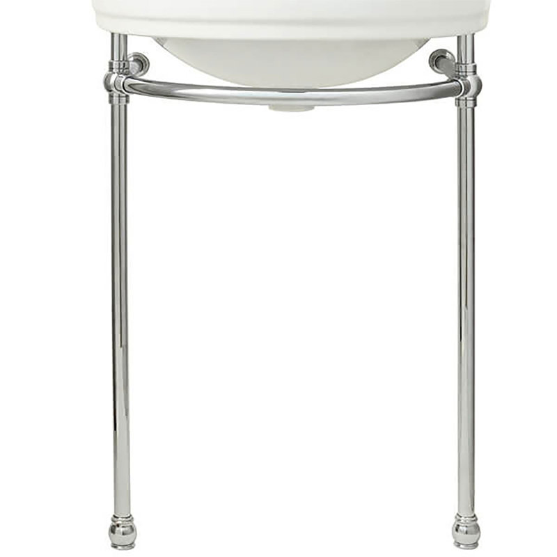DXV St. George Console Legs Only, Polished Chrome