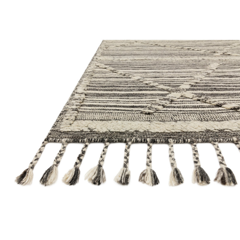 Corrado Wool Geometric Indoor Rug, Rectangle 5'6" x 8'6"