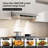 Brano 30 Inch Under Cabinet Range Hood With Voice/gesture/touch Control, 900 Cfm Kitchen Vent Hood With 4-speed Exhaust Fan, Stainless Steel Stove Hood With Led Lights, Baffle Filters