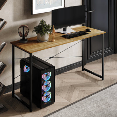 55 Inch Metal Writing Desk