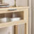 Entryway Table, Wood Console Table with 2 Glass Drawers, 2 Tier Sofa Table with Storage-1356295917