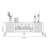 Beige Manufactured Wood TV Cabinet Fireplace-118474733