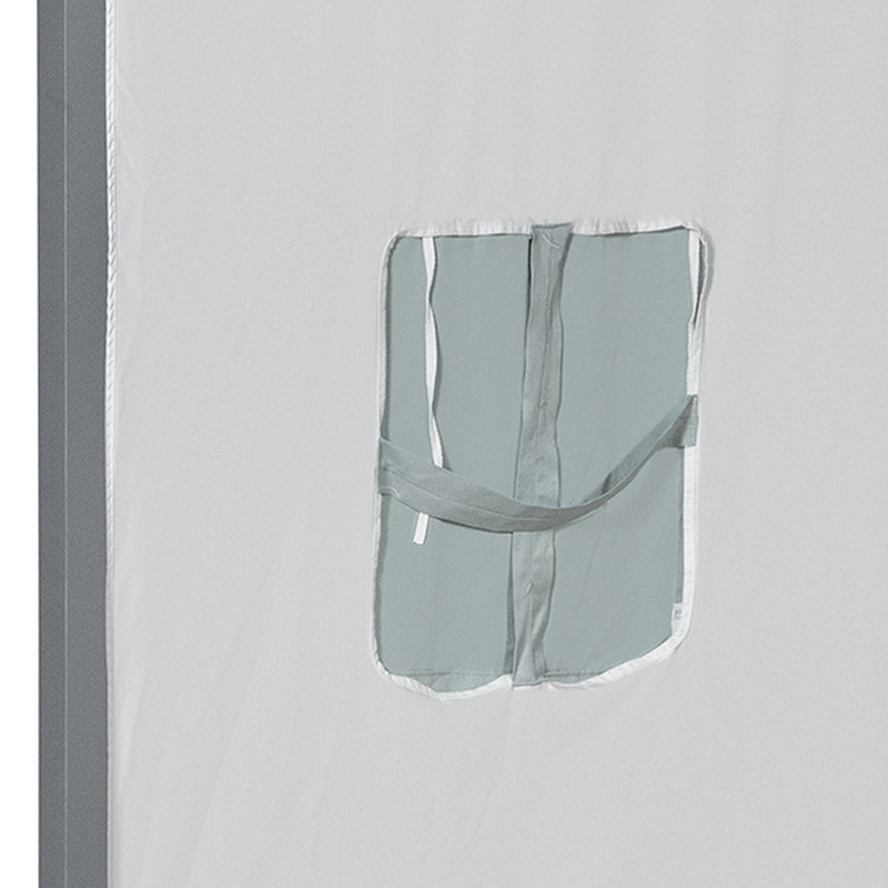 Lit House avec lit gigogne et tablettes latérales, Grey