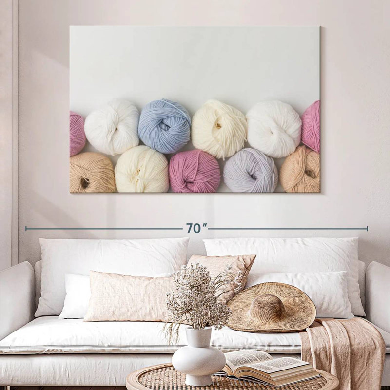 Senne Balls Of Yarn, 34" H x 51" W