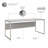 Desk And 3 Drawer Mobile Pedestal-70328108-70328114