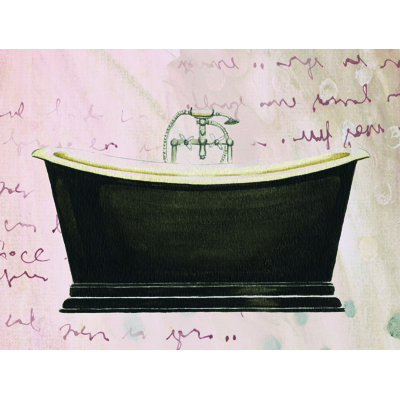 Black Tub - Painting Print