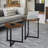 Ambau Modern 2 PCS Round Coffee Table Sofa End and Side Tables for Living Room, Stylish Centre Table for Home
