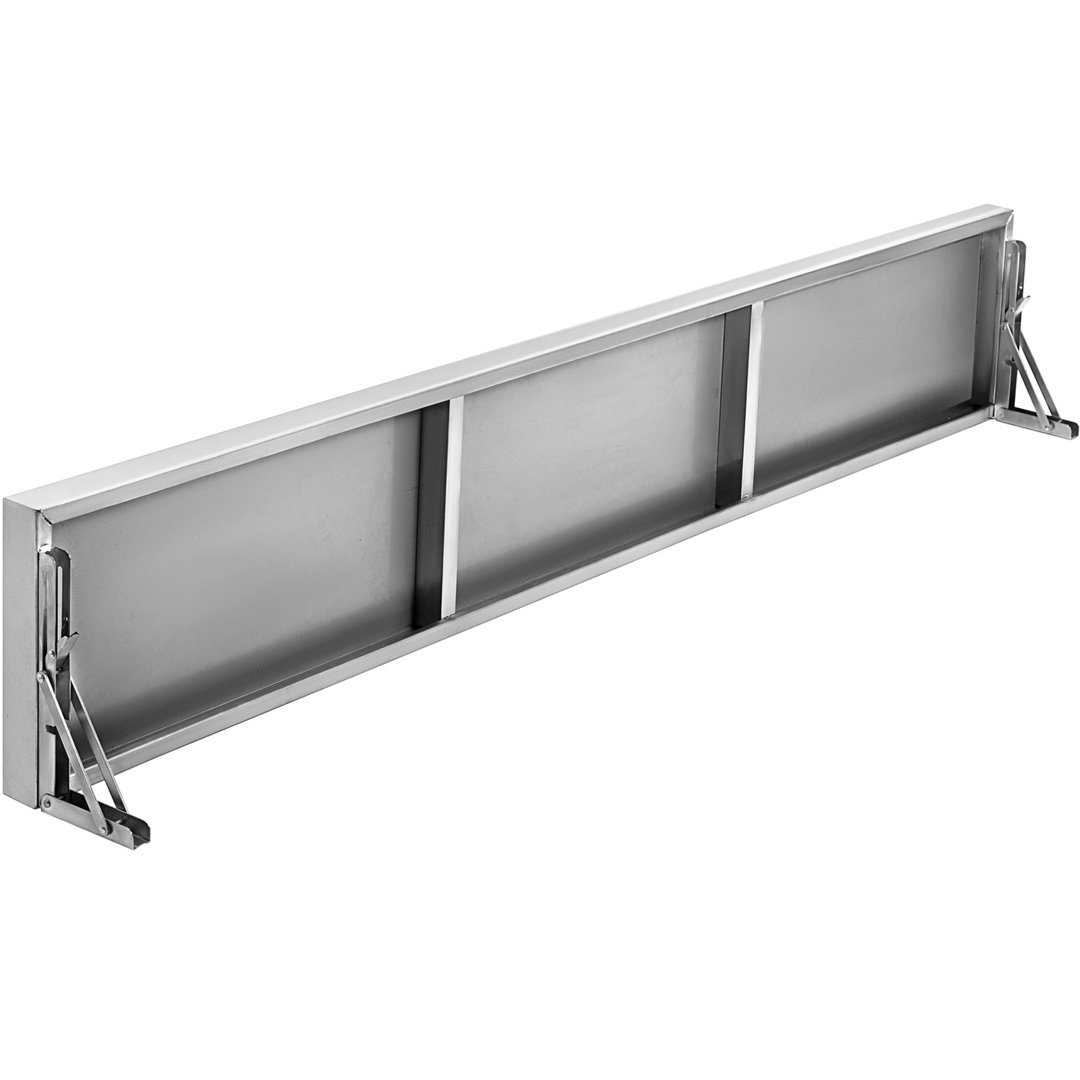Mylik 70.8'' W Stainless Steel Shelving Unit Rebrilliant