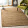 Feliciana Hand Knotted Jute Solid Color Rug