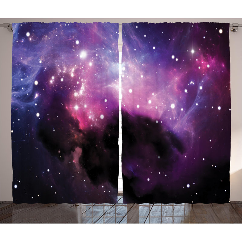 Semi Sheer Curtain Pair, 54" W x 90" L