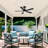 42" Large Ceiling Fan With Light,Remote Control And Quiet DC Motor-1922425392-1922425407