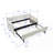 Twin Upholstered Daybed Frame with Trundle-2012325981