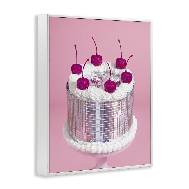 Art de giclée encadré par un motif de disco par Lish Creative bg-674, Estampe numérique encadrée blanc bord de mer