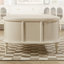 Table basse style français avec rangement crème-107774100