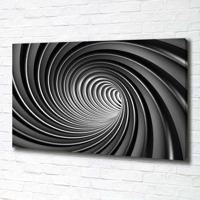 Swirl Abstraction - Wrapped Canvas Print