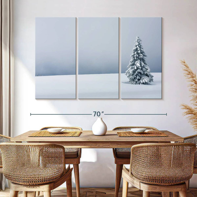 Harnek Snowy Tree, 42" H x 65" W