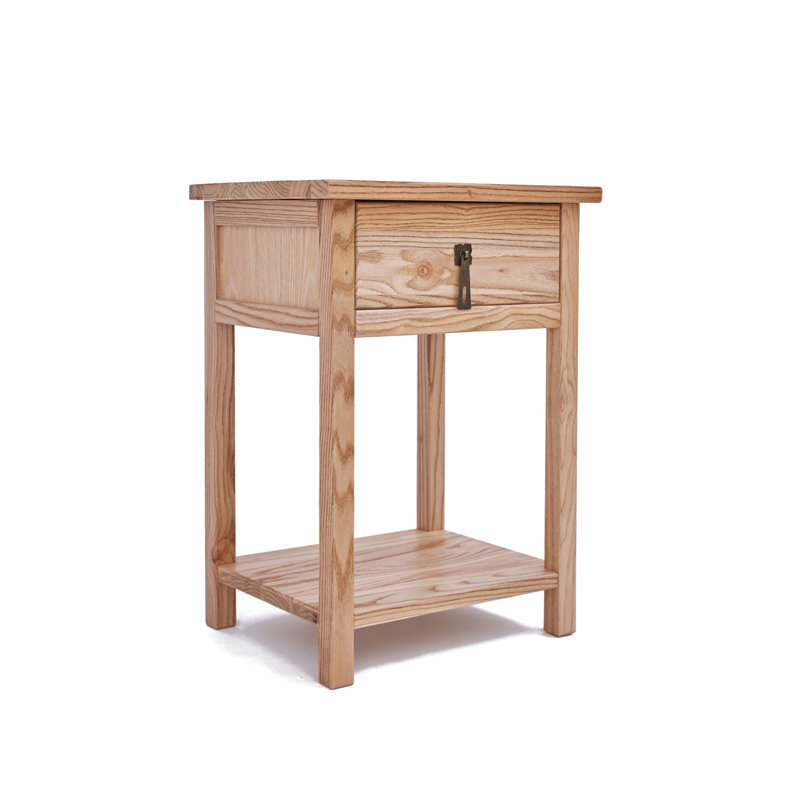 Janke 40cm W Solid Wood Bedside Table