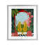 «Twin Leopard & Plants», reproduction imprimée sous verre, design par Nabeela Rumi-56701744-56701747