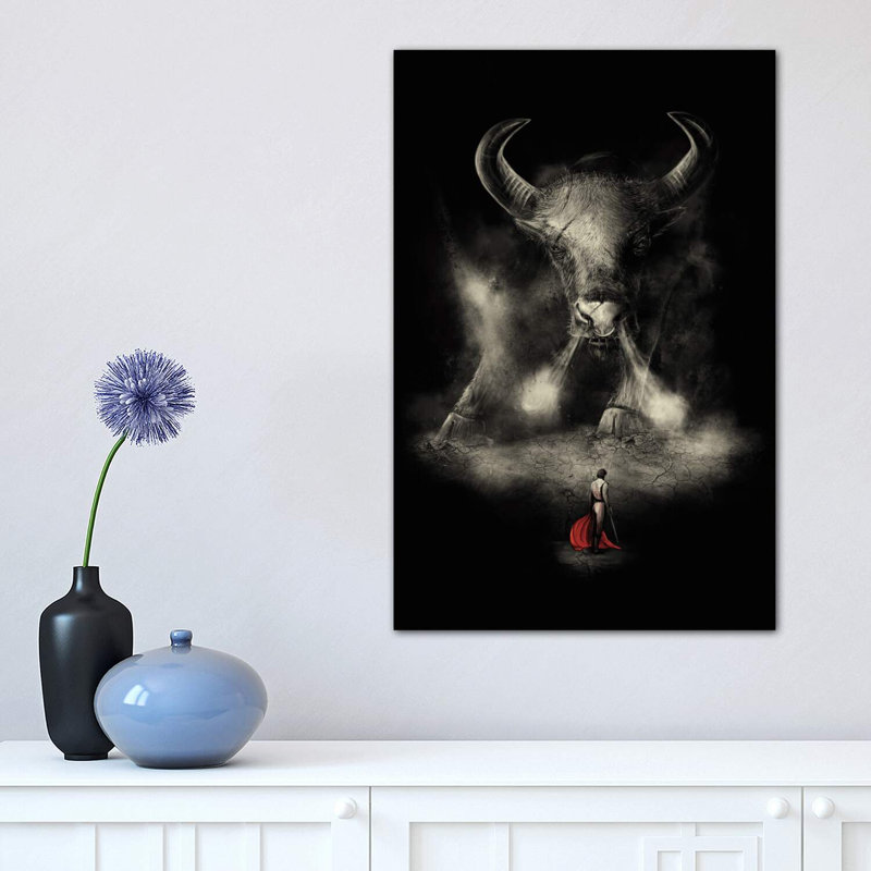 «Matador's Match», reproduction sur toile flottante, Toile tendue, H 18 po x l 12 po x 1,5 po