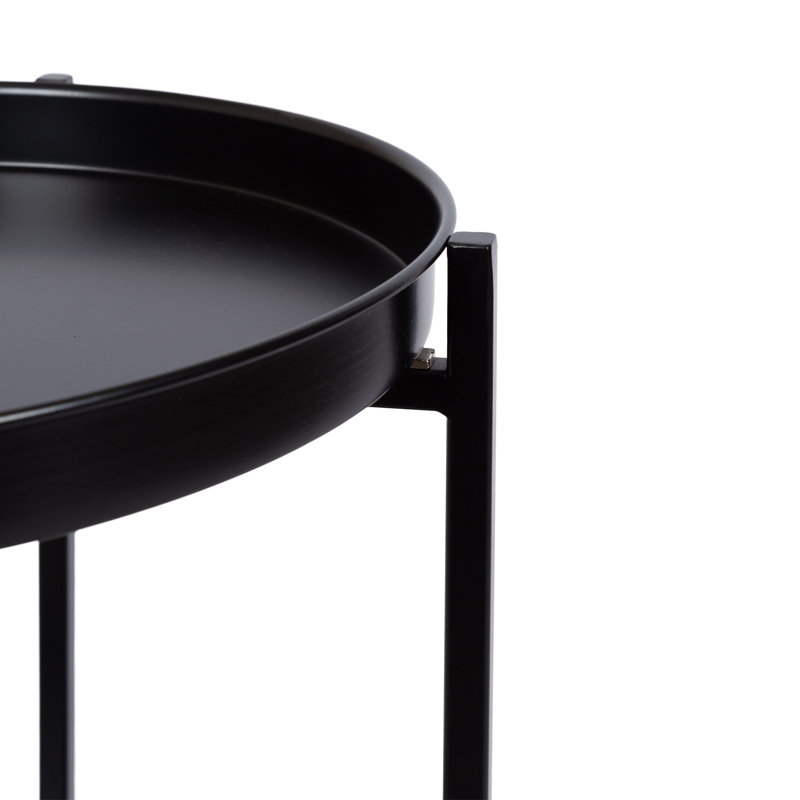 Table de bout Deliah, Noir