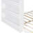 Twin Over Full Bunk Bed With Storage Bookcase, Rattan Guardrail And Light-1023726249