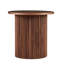 Plateau de table en placage, ensemble de 2 tables basses rondes, table basse en MDF avec base en métal et table d'appoint Farmhouse