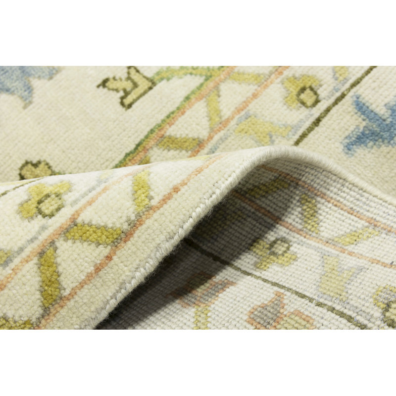 Tapis Oushak Chobi Mute, Rectangle 9 pi 10 po x 13 pi 10 po 