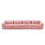 Tissu moelleux doux et moelleux de 149 po, canapé désossé de 32 po, conception ergonomique en éponge haute densité 32D, emballage sous vide à compression complète, raccordement à boucle libre pour chambre à coucher, bureau, cinéma maison-1893001800-1893001802